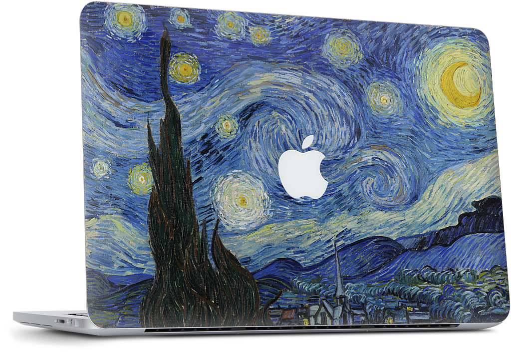 Starry Night MacBook Skin