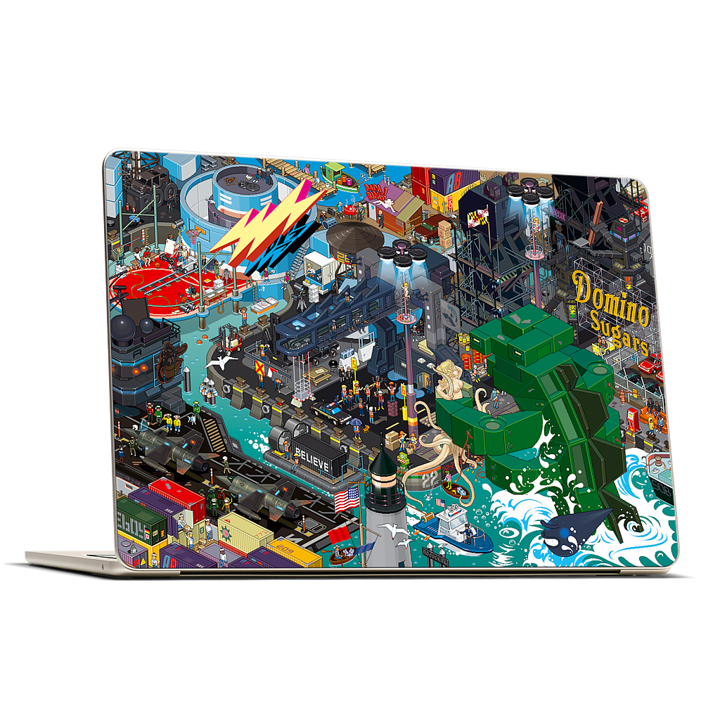 Baltimore Docks MacBook Skin