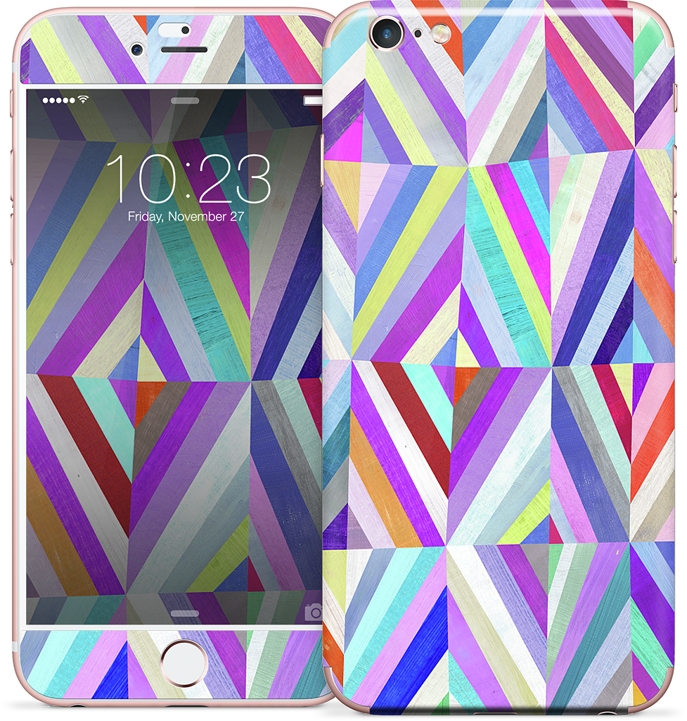 Purple Diamonds iPhone Skin
