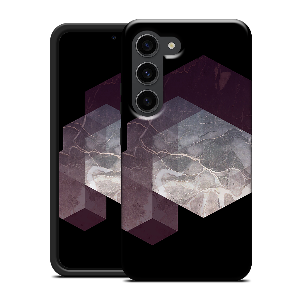 Marble Geometry Samsung Case