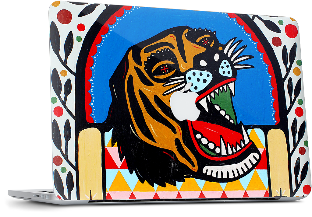Tiger Coffin MacBook Skin