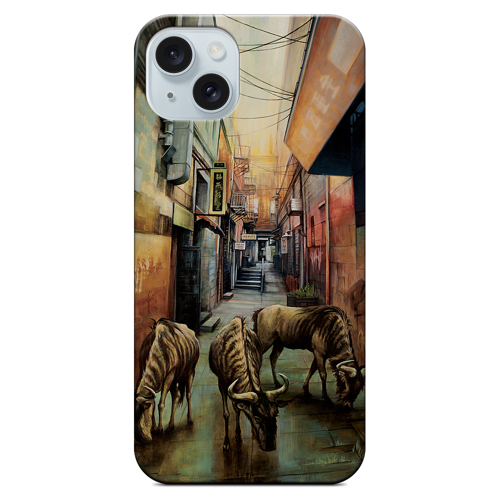 "Street of Three Beasts" -Levinson iPhone Case