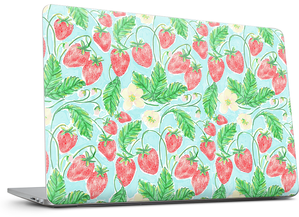 Wild Strawberries MacBook Skin