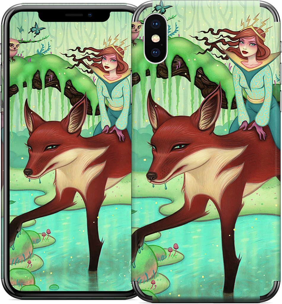 The Fox's Respite iPhone Skin