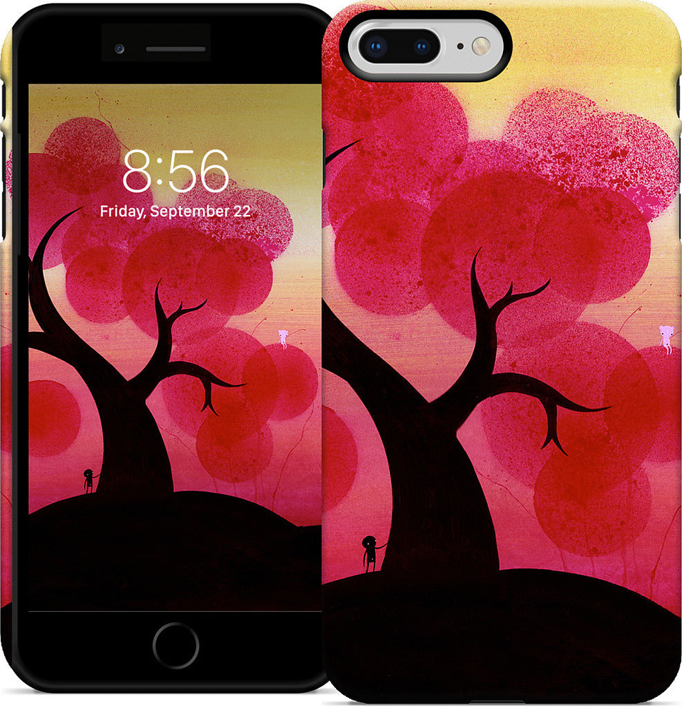 Red Blossoms iPhone Case