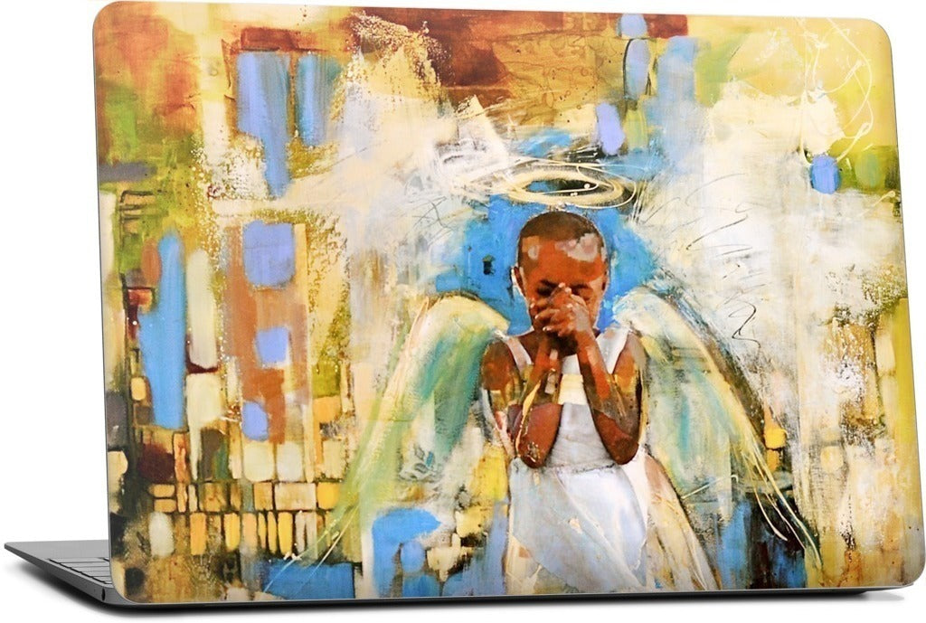 Shy Angel MacBook Skin