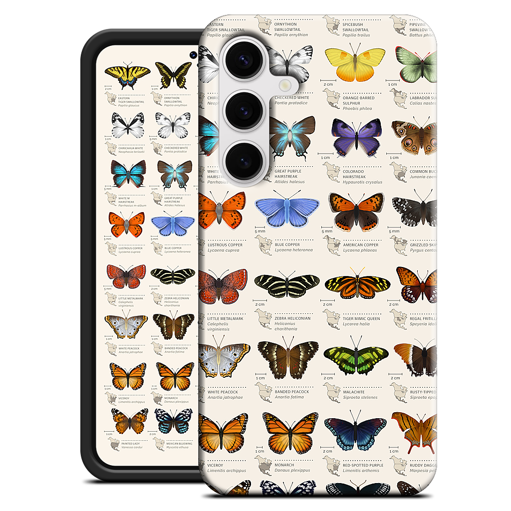 42 North American butterflies Samsung Case