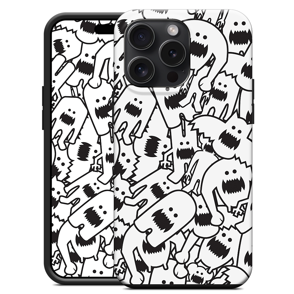 Monster Collage iPhone Case