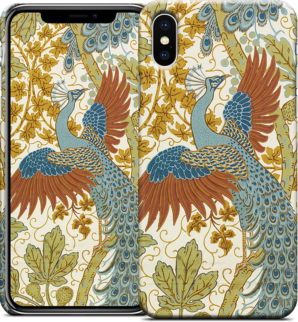 Fig and Peacock iPhone Case