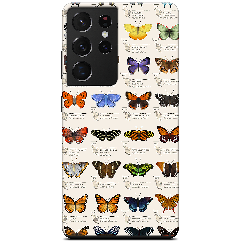 42 North American butterflies Samsung Case