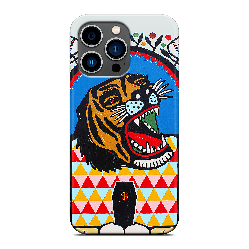 Tiger Coffin iPhone Case