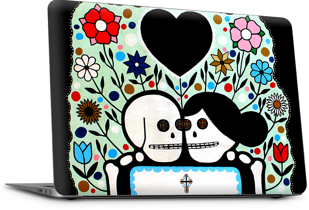 In The Garden With My Love MacBook Skin