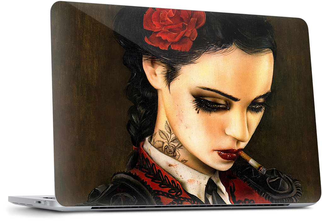 Bull Fight Her MacBook Skin