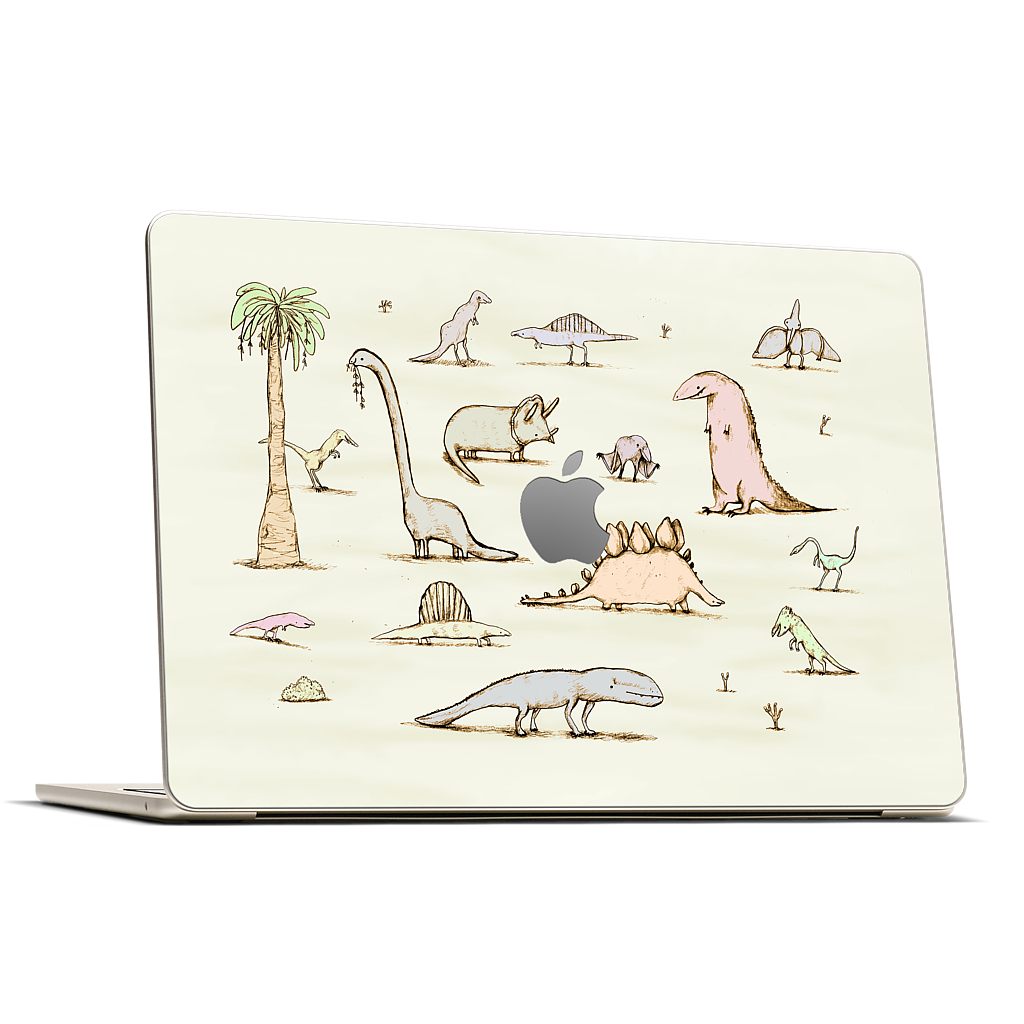Dinosaurs MacBook Skin