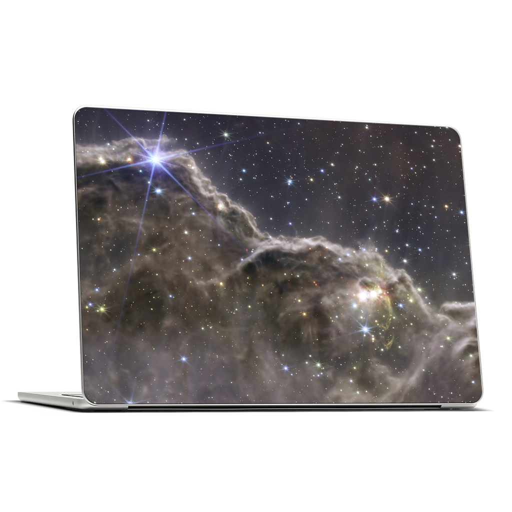 Cosmic Cliffs of Carina (MIRI and NIRCam Image) MacBook Skin