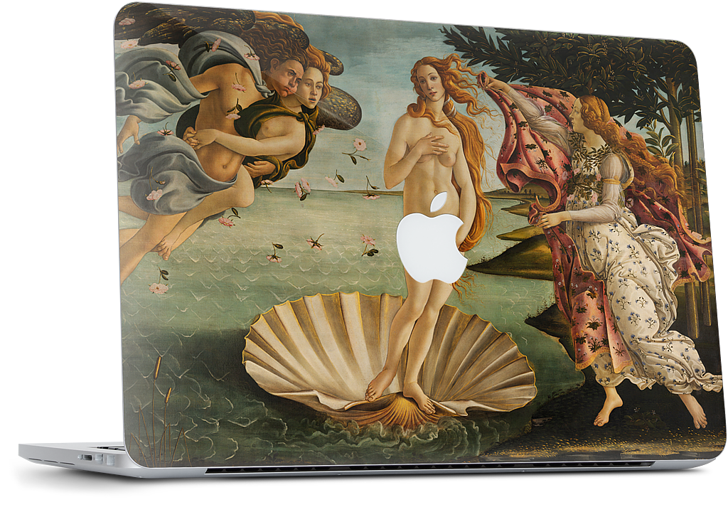 The Birth of Venus MacBook Skin