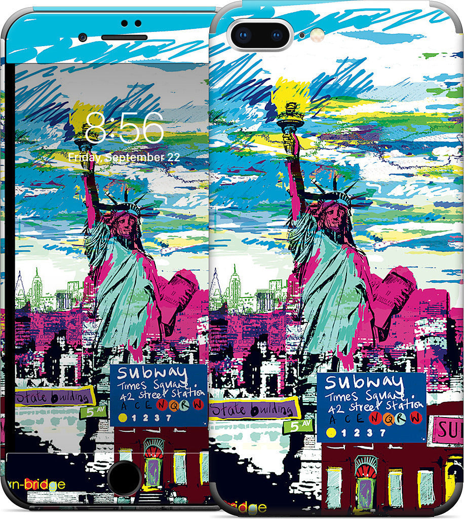 New York Skyline iPhone Skin