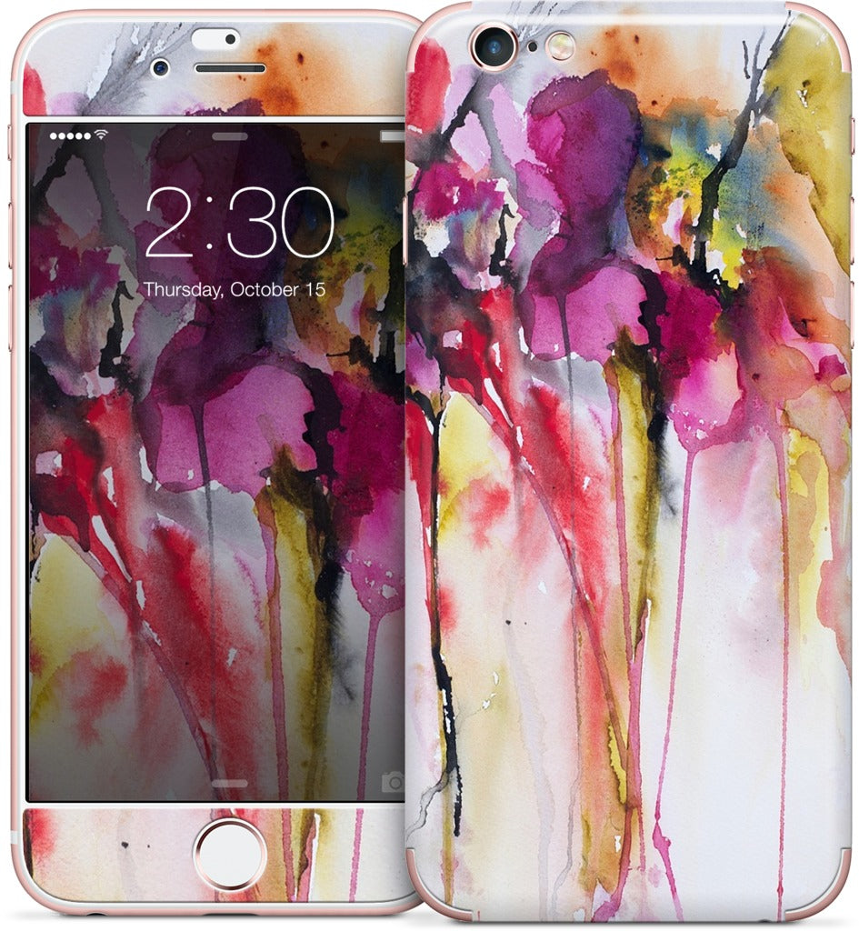 Fallen Flowers iPhone Skin