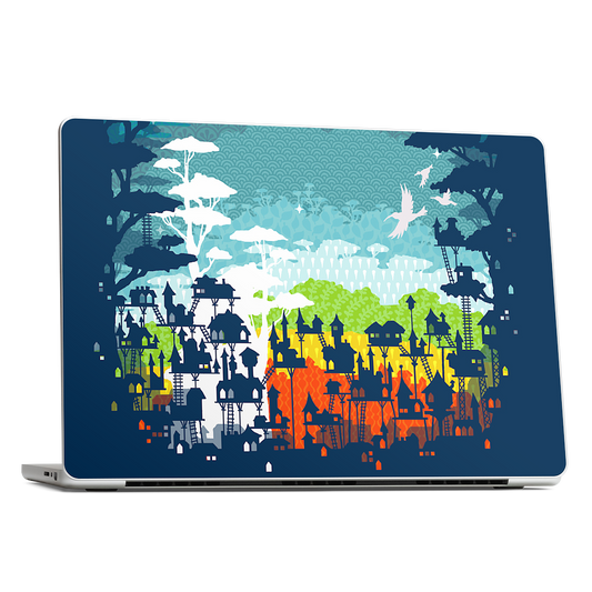 Rainforest City MacBook Skin