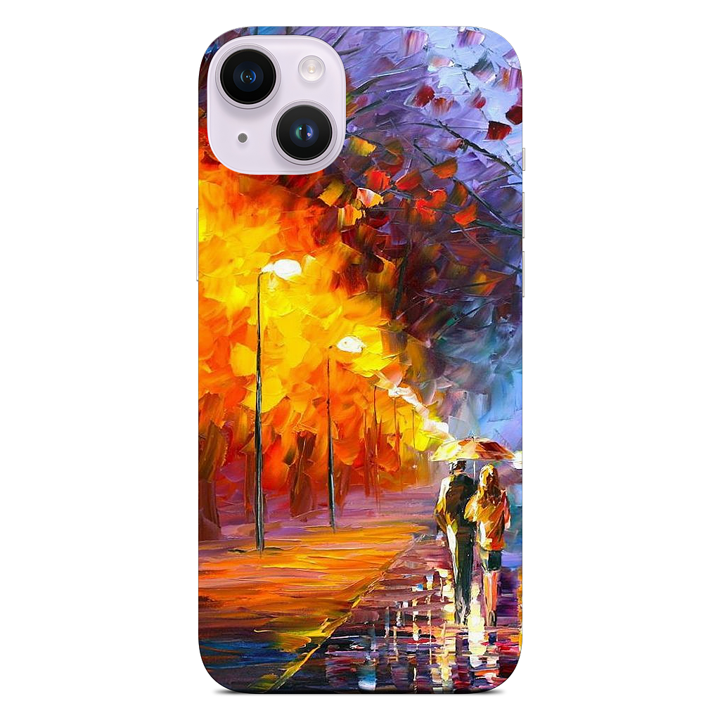 ALLEY BY THE LAKE by Leonid Afremov iPhone Skin