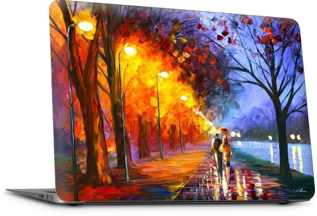 ALLEY BY THE LAKE by Leonid Afremov MacBook Skin