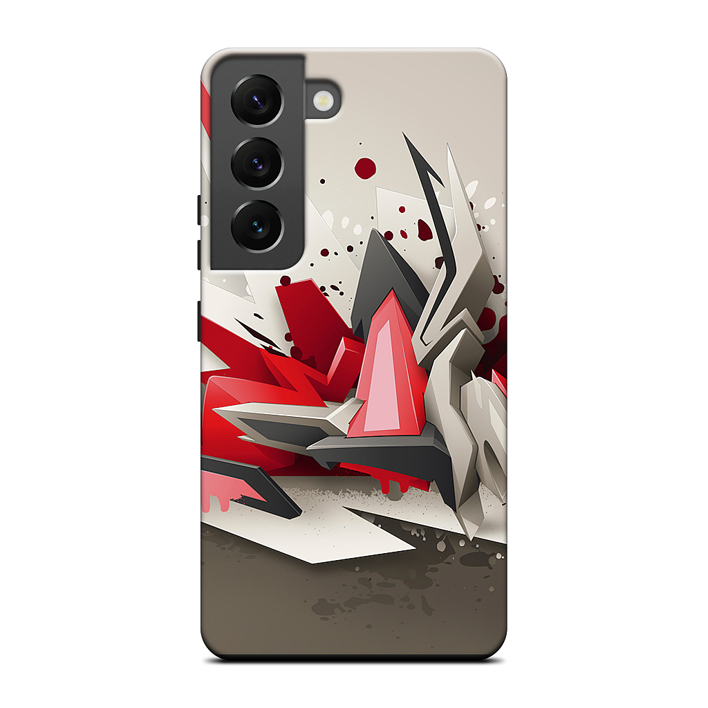 Red Metal Samsung Case
