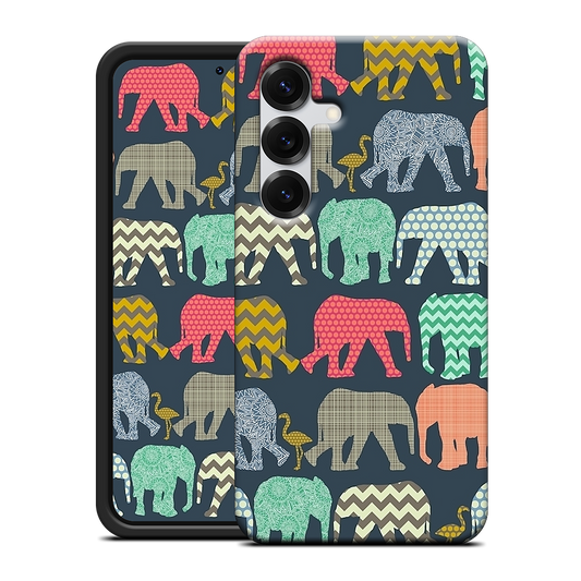baby elephants and flamingos Samsung Case