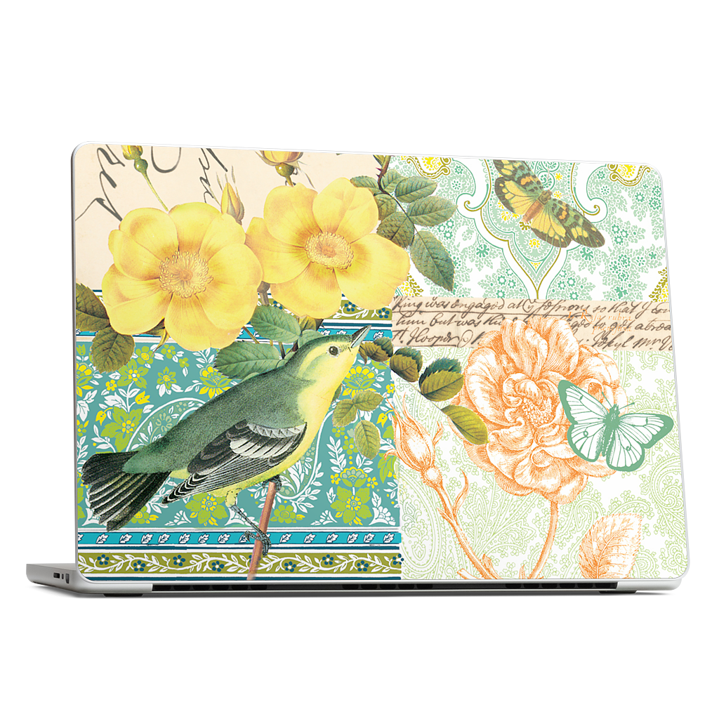 Yellow Bird MacBook Skin