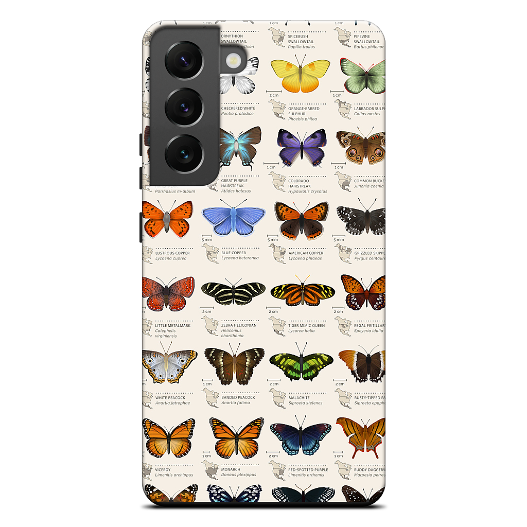 42 North American butterflies Samsung Case