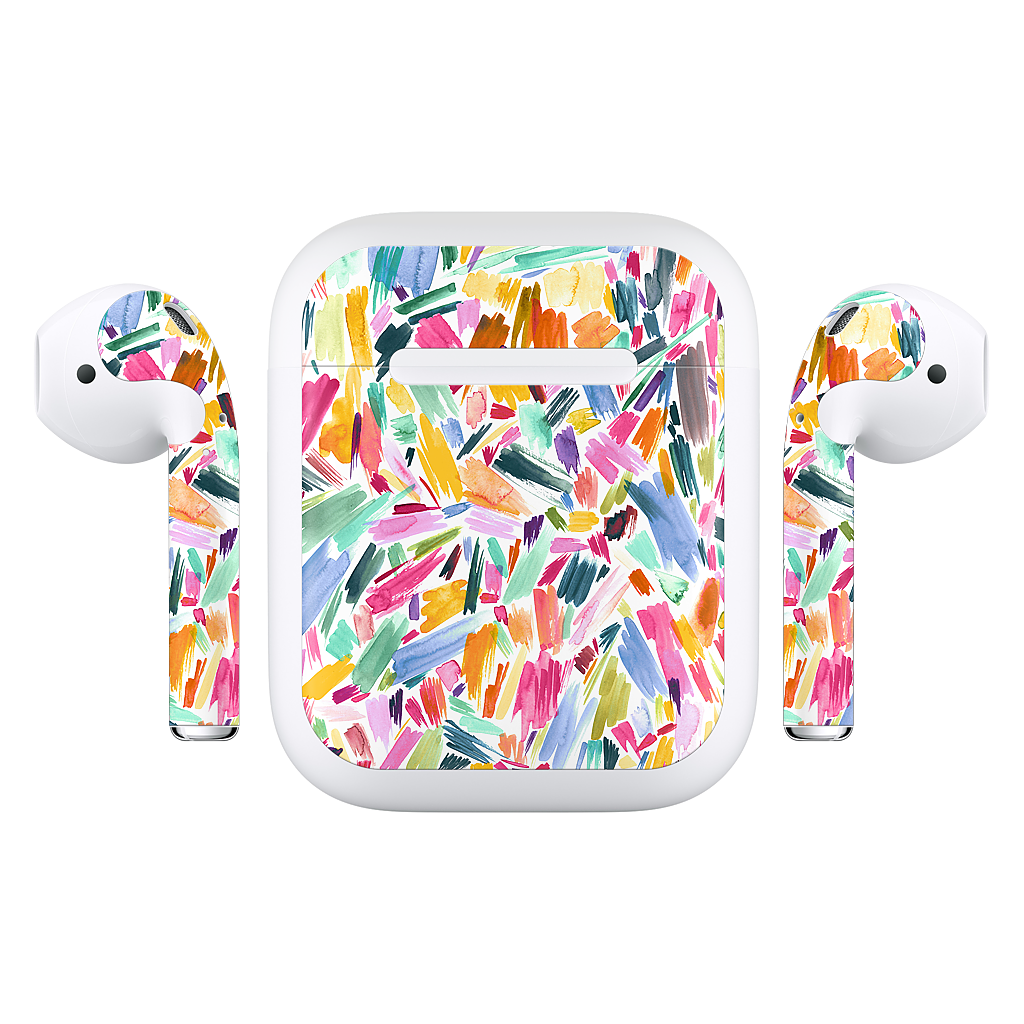 Colorful Abstract Strokes AirPods