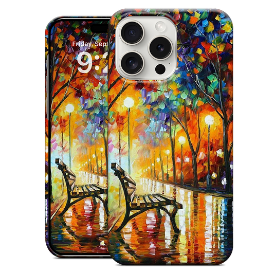 THE LONELINESS OF AUTUMN by Leonid Afremov iPhone Case