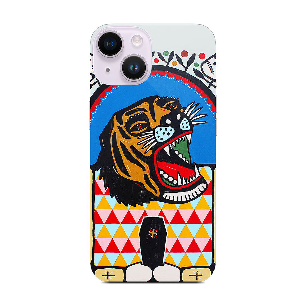 Tiger Coffin iPhone Skin