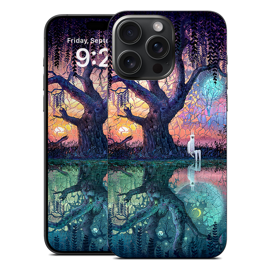 On the Banks of Broken Worlds iPhone Skin