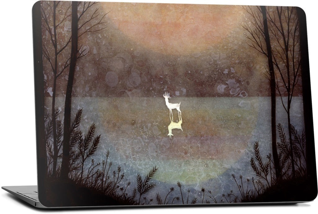 A Placid Pause MacBook Skin