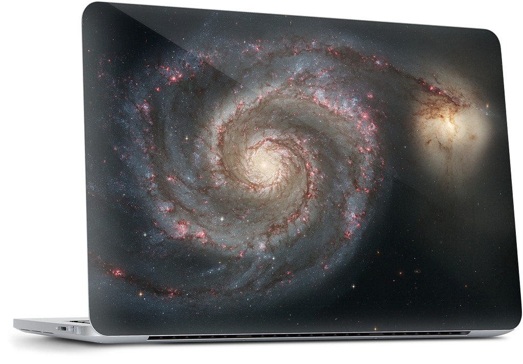 The Whirlpool Galaxy MacBook Skin