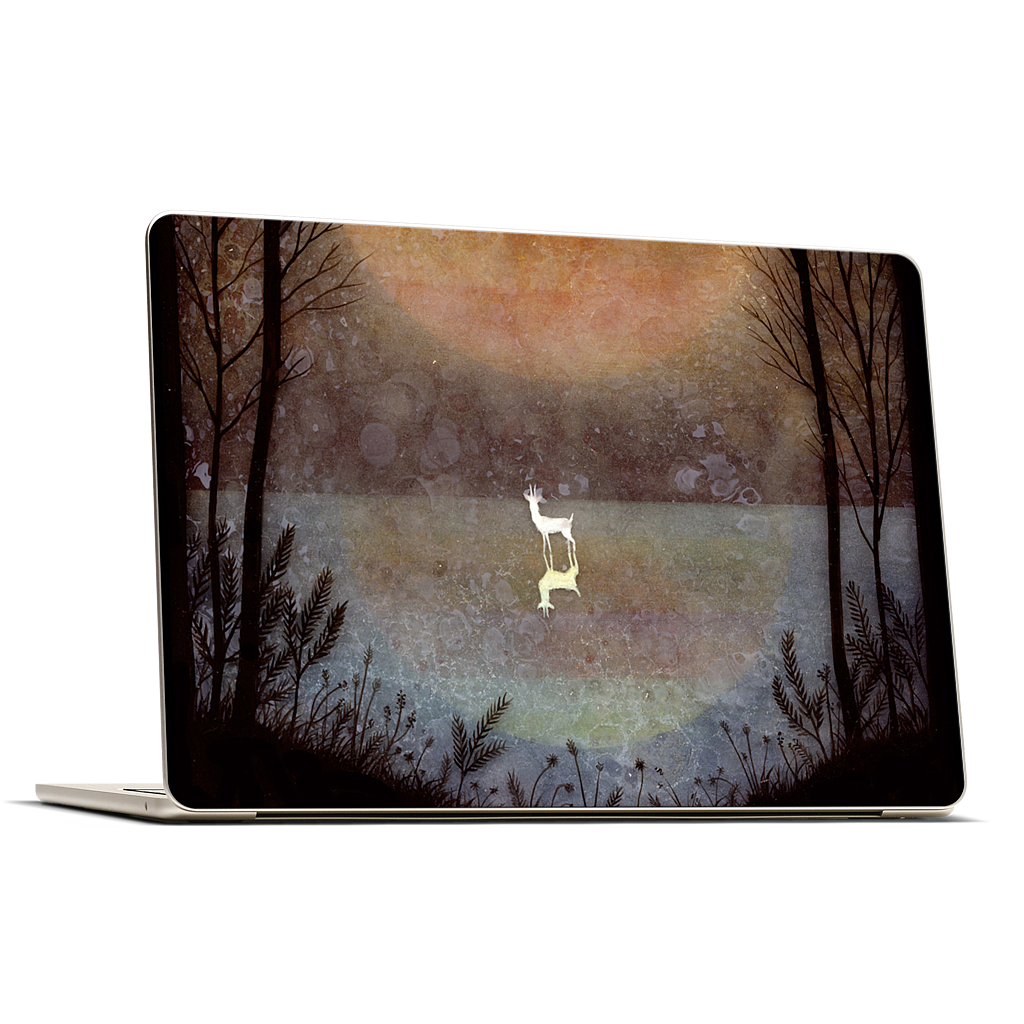A Placid Pause MacBook Skin