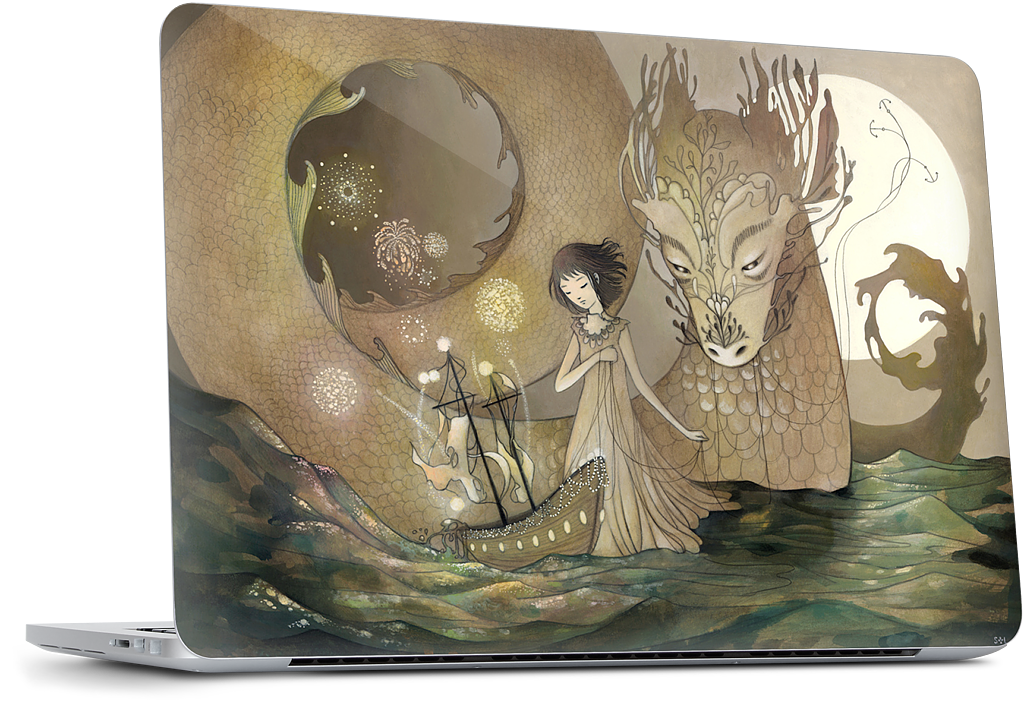 Water Dragon MacBook Skin