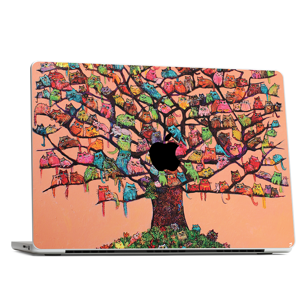 "Meau Tree" MacBook Skin
