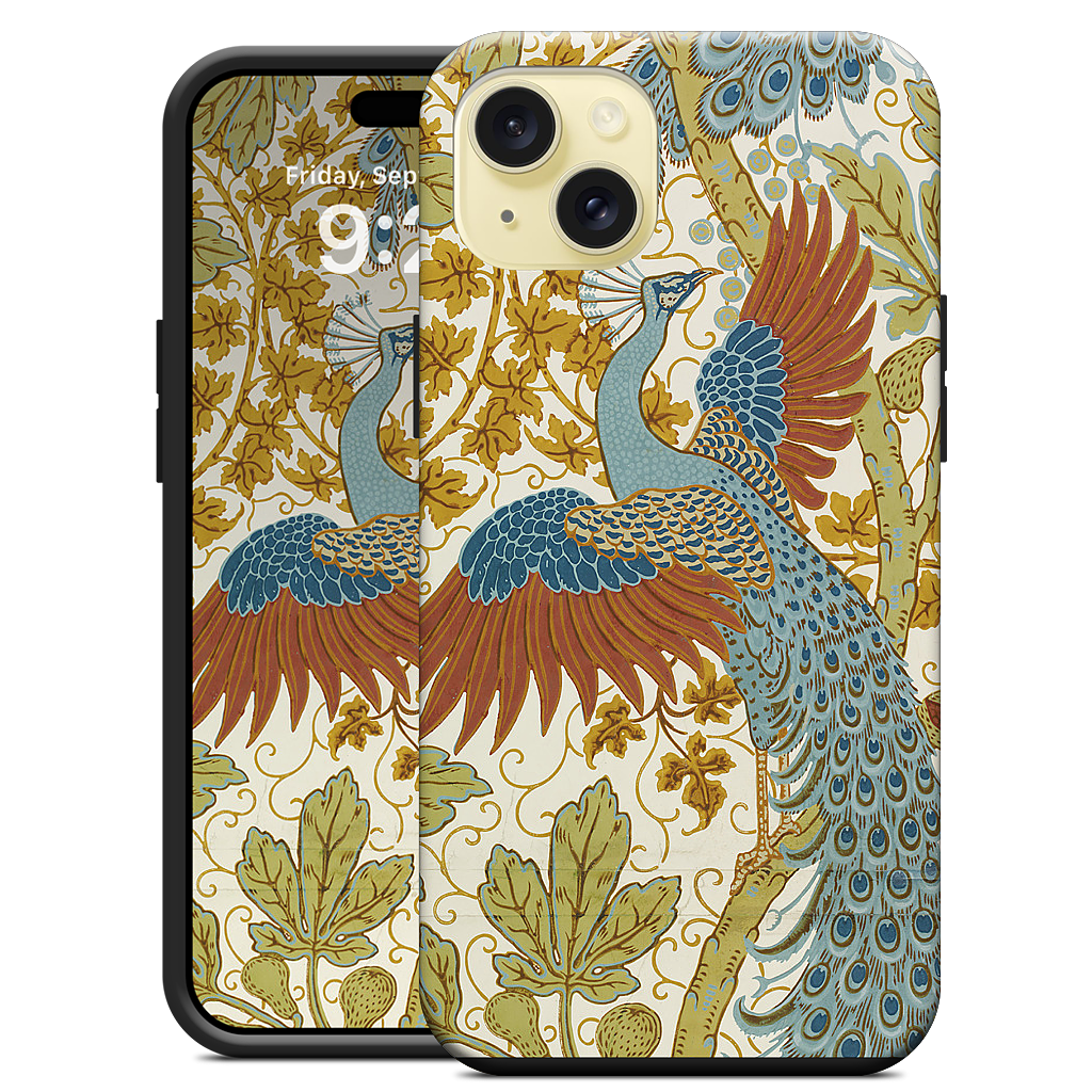 Fig and Peacock iPhone Case