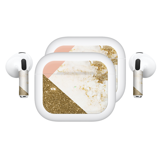 Gold Marble Collage  AirPods