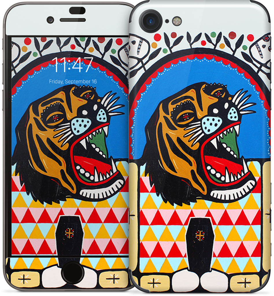 Tiger Coffin iPhone Skin