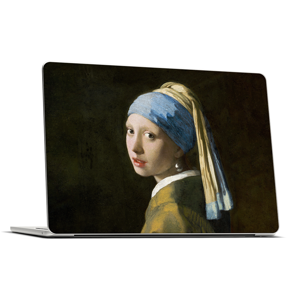 Girl with a Pearl Earring MacBook Skin