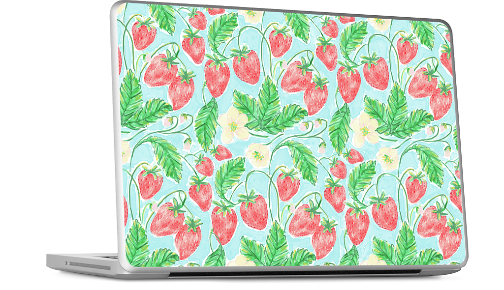 Wild Strawberries MacBook Skin