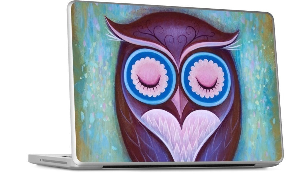 Sleepy Owl MacBook Skin