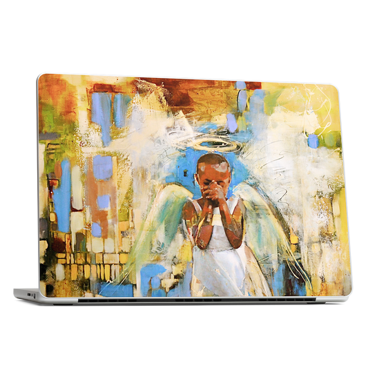 Shy Angel MacBook Skin