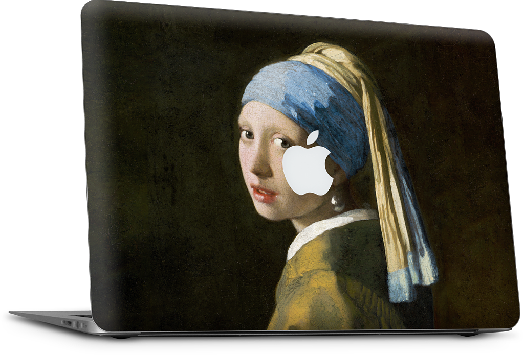 Girl with a Pearl Earring MacBook Skin
