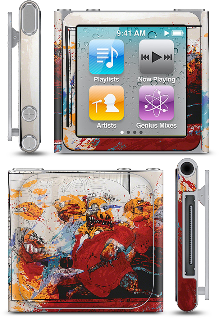 Lizard Lounge iPod Skin