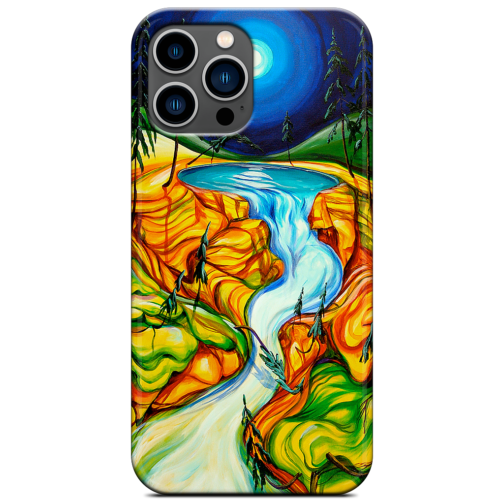 Cup Of Life Athabasca Falls Jasper iPhone Case