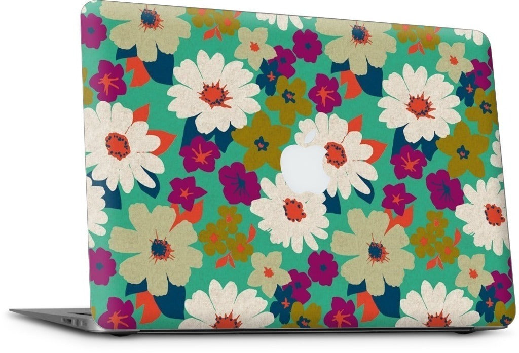 Vintage Flowers MacBook Skin
