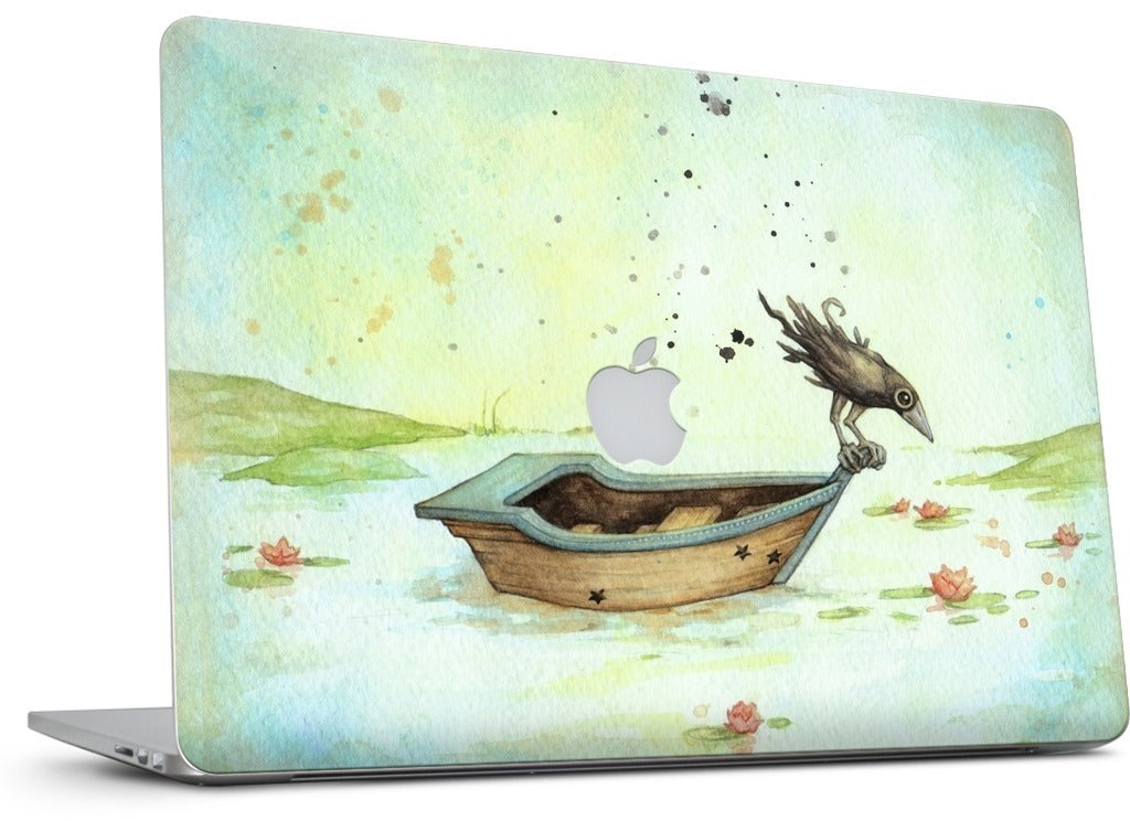 On A Boat MacBook Skin